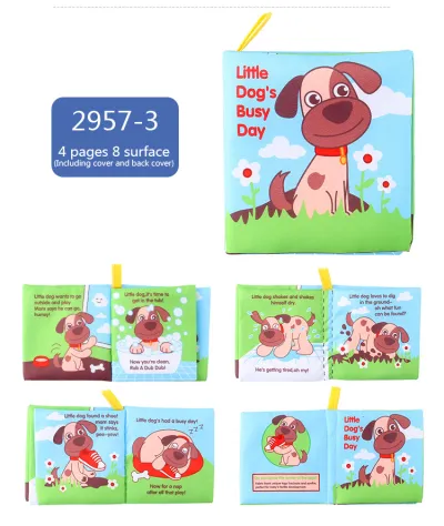 Children Kids Baby Early Education Digital Cognitive Cloth Toy Book