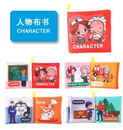 Children Kids Baby Early Education Digital Cognitive Cloth Toy Book
