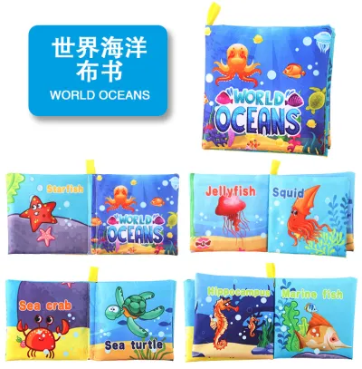 Children Kids Baby Early Education Digital Cognitive Cloth Toy Book