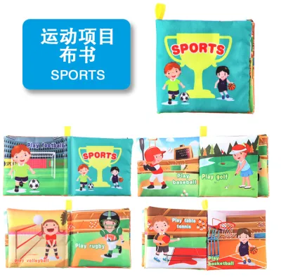 Children Kids Baby Early Education Digital Cognitive Cloth Toy Book