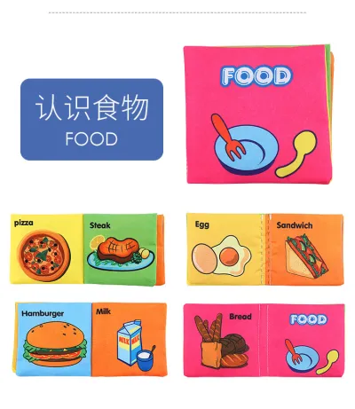 Children Kids Baby Early Education Digital Cognitive Cloth Toy Book