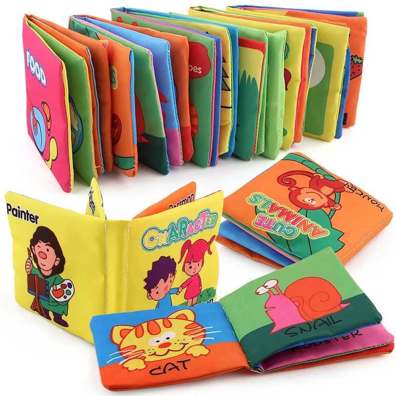 Children Kids Baby Early Education Digital Cognitive Cloth Toy Book