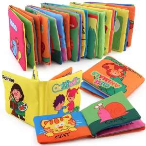 Children Kids Baby Early Education Digital Cognitive Cloth Toy Book
