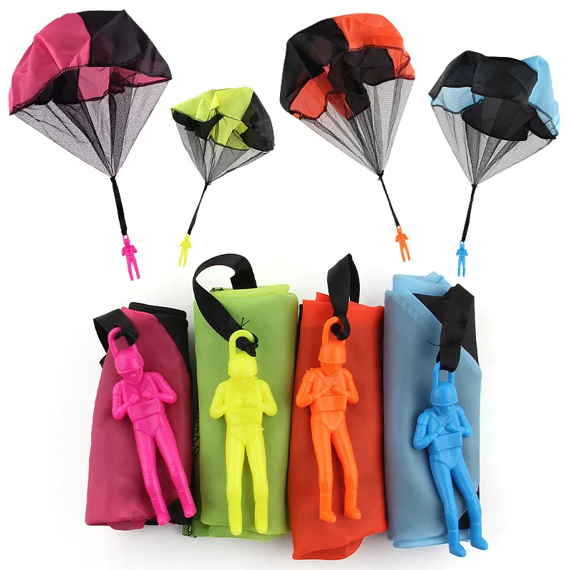 Children Cloth Hand Toss Parachute Flying Toy