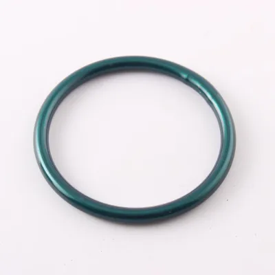 Women Simple Fashion Boho Gold Foil Shiny Silicone Bangle Bracelet