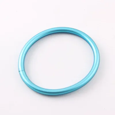 Women Simple Fashion Boho Gold Foil Shiny Silicone Bangle Bracelet