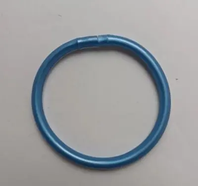 Women Simple Fashion Boho Gold Foil Shiny Silicone Bangle Bracelet