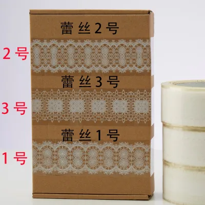 Simple Cartoon Cute Lace BOPP Packaging Sealing Tape 100M