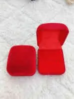 Fashionable Exquisite Velvet Cloth Plastic Spray Ring Box Wedding Ring Accessories