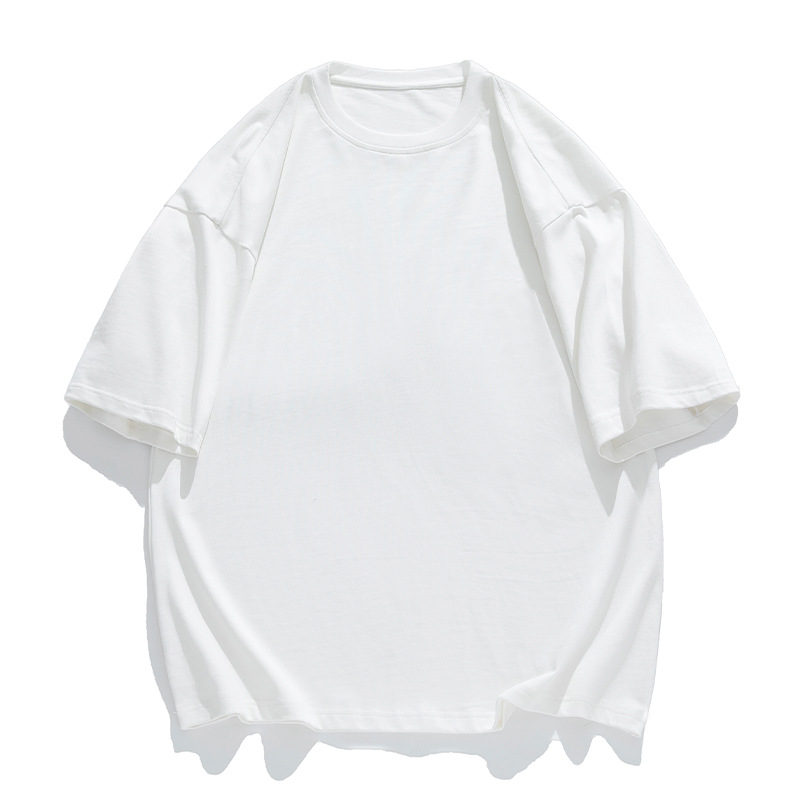Tシャツ・カットソー HUECLOSET Finger print loose fit cotton short sleeve t-shirt DHgate.com:Designer Loose Short Sleeve T-Shirt: Casual White