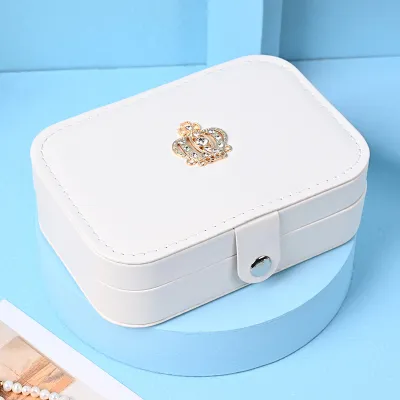 Simple Fashion Detachable Portable Jewelry Storage Box Composite Material 16x11x5cm