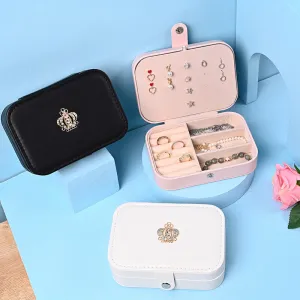 Simple Fashion Detachable Portable Jewelry Storage Box Composite Material 16x11x5cm