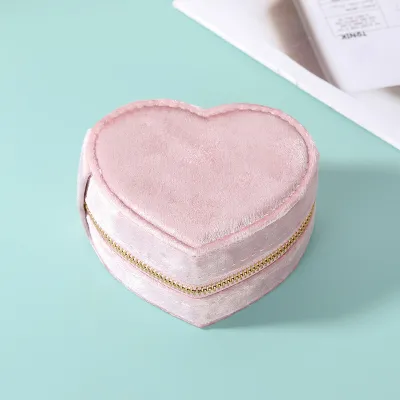 Simple Travel Portable Flannel Jewelry Packaging Box