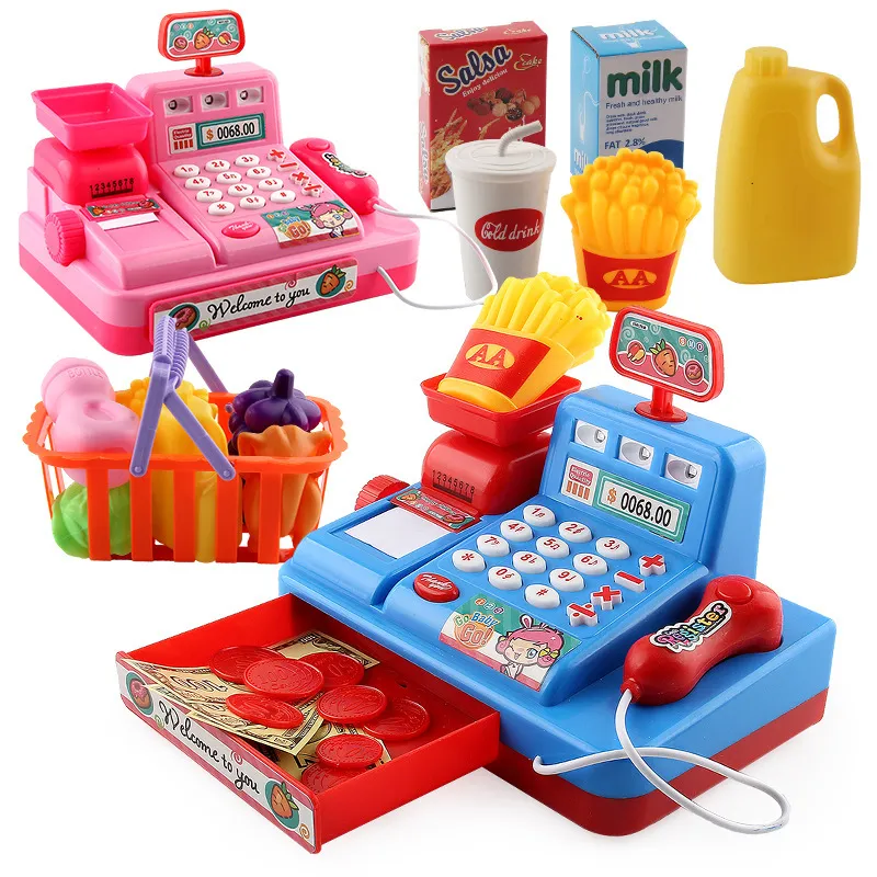 Kids Baby Simulation Supermarket Cash Register Educational Toy