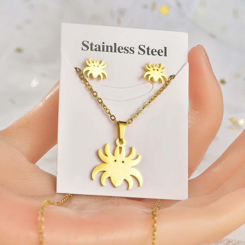 Wholesale Women'S Fashion Stainless Steel Animal Pattern Pendant