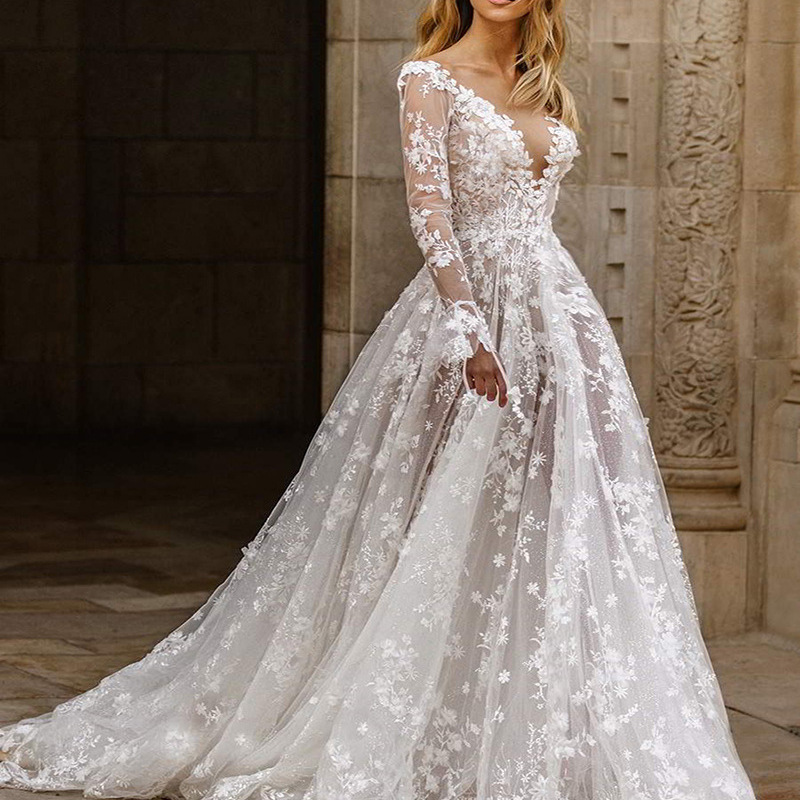 DHgate.com:Womens Long Chiffon White Lace Sexy Maxi Tunic