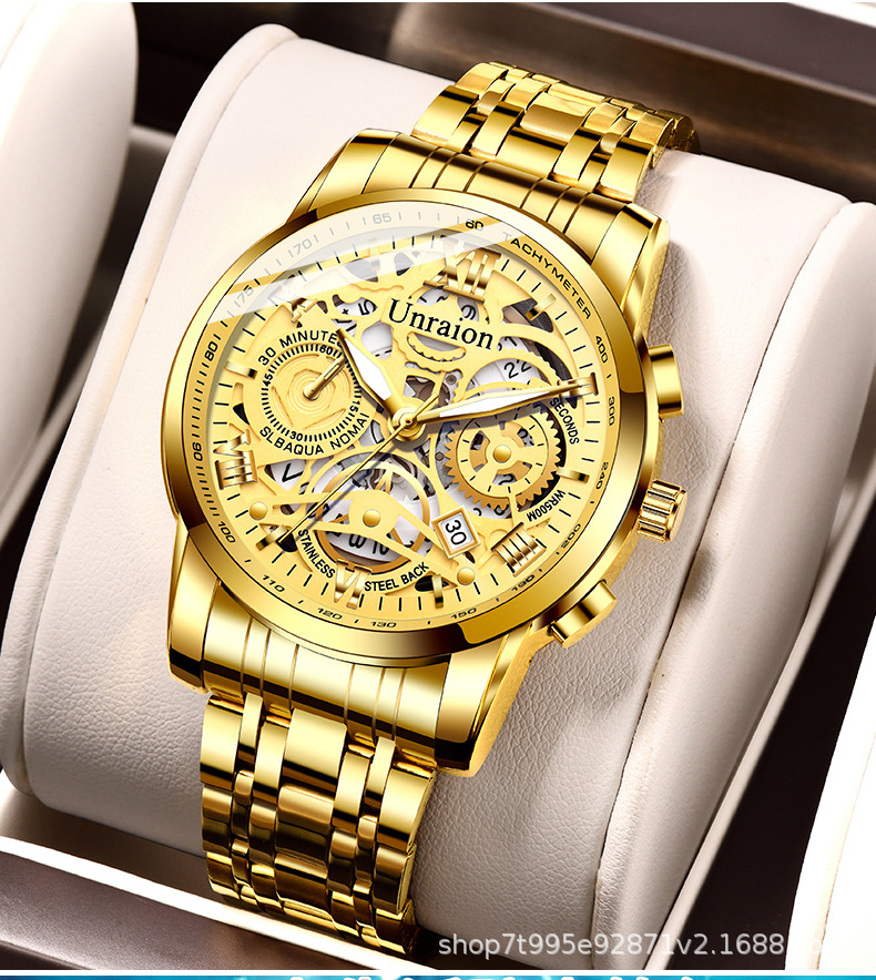 Wholesale Men'S Fashion Casual Hollow Round Dial Waterproof