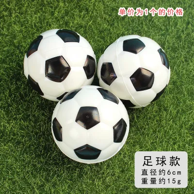Kids Baby Decompression Bouncy Ball Foam Sponge Ball Basketball Football Toys for Stress Relief