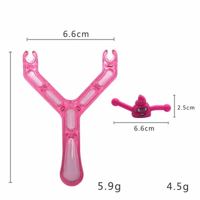 Creative Trick Funny Catapult Poop Slingshot Stress Relief Toy for Kids