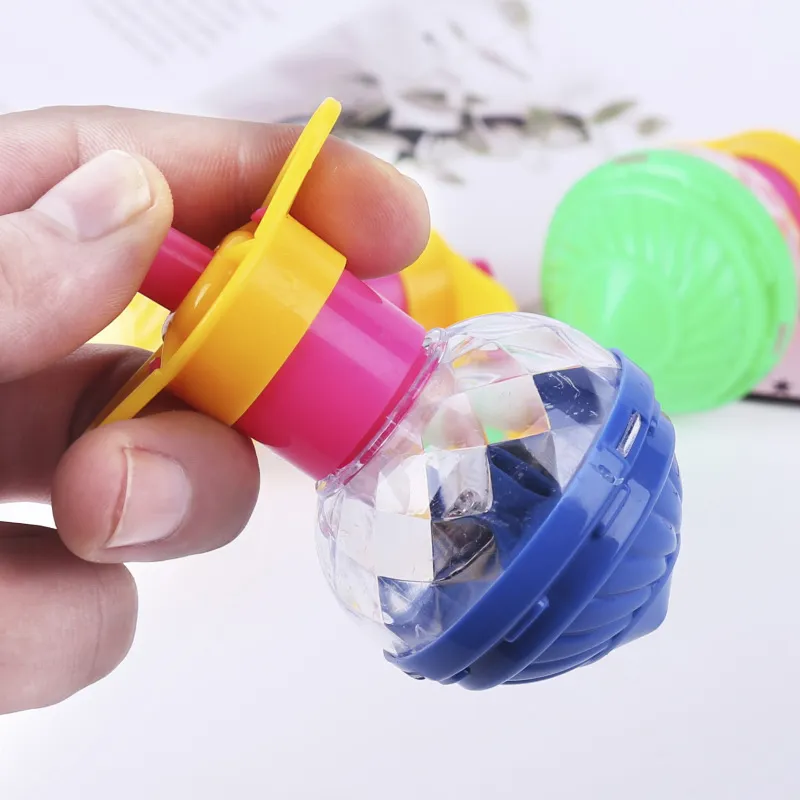 Kids Luminous Speed Spinning Top Toy, Plastic, 8x5.5cm