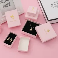 Simple Solid Color Portable Drawer Jewelry Packaging Box
