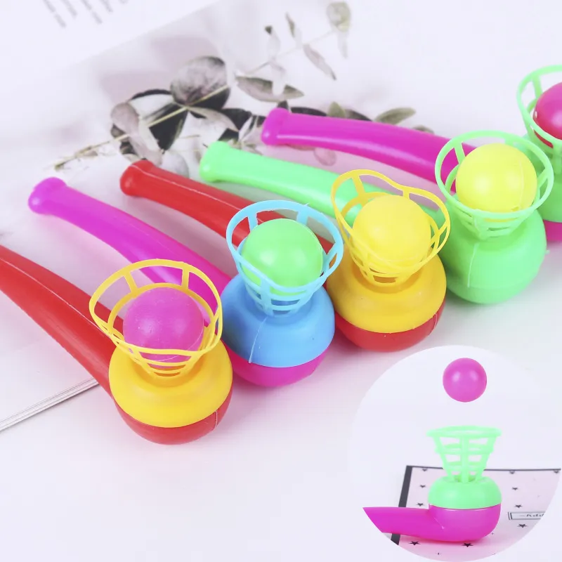 Classic Retro Plastic Levitating Blow Ball Fun Game Kids Toys