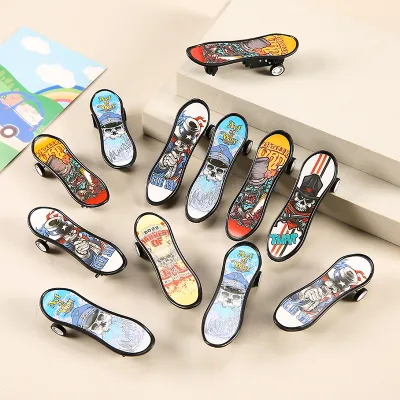 Children's Cartoon Plastic Pull Back Car Scooter Engineering Vehicle Model