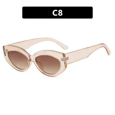 Women's Retro Cat Eye Full Frame Sunglasses