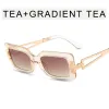 Transparent Tea Frame Double Tea