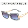 Gray Frame With Gray And Blue