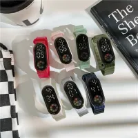 Women Fashion Square Dial Sports Outdoor Waterproof Electronic Watch