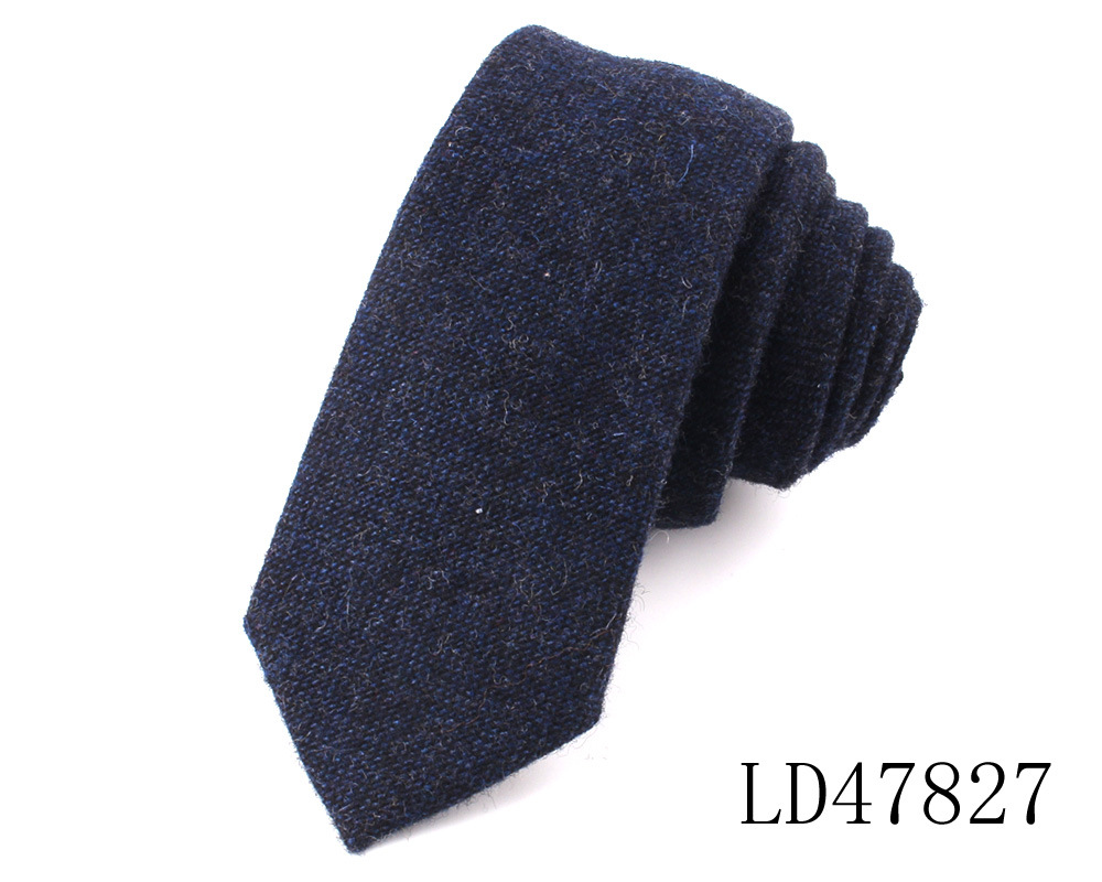 Wholesale Men'S And Women'S Casual Fashion Retro Plaid Wool Tie