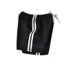 Side Stripe Shorts Black