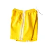Yellow Shorts With Side Strips