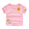 DX Short Sleeve T Pink Smiley Face