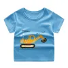 DX Short Sleeve T Blue Excavator