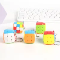Bread Rubik'S Cube Keychain