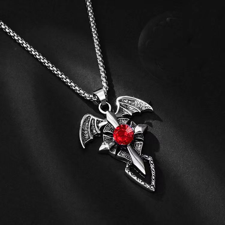 Guardian Angel and St. Michael Sterling Silver Medal Necklace for Men — WE  ARE ALL SMITH