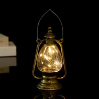 Linterna de caballo grande Dream Light Line-Bronce dorado