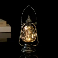 Linterna de caballo grande Dream Light Line-bronce plateado