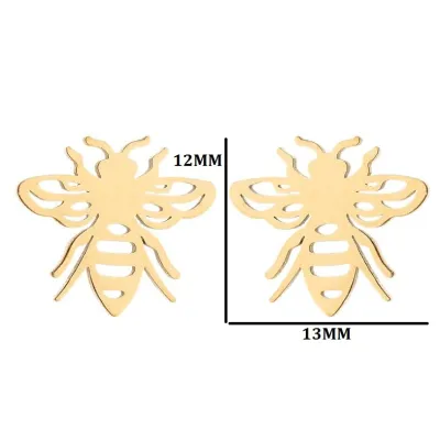 Women Fashion Hollow Eagle Owl Snake Dolphin Bee Giraffe Elephant Dog Cat Rabbit Fish Bird Penguin Stainless Steel Stud Earrings