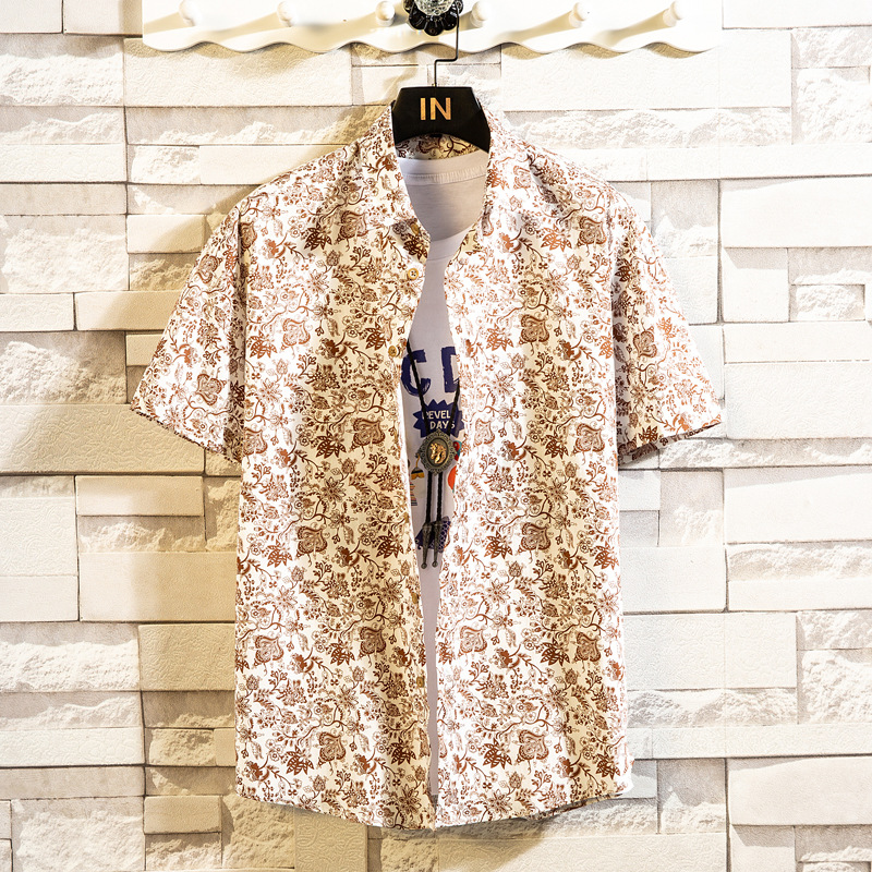 Wholesale Men'S Fashion Floral Print Large Size Loose Short