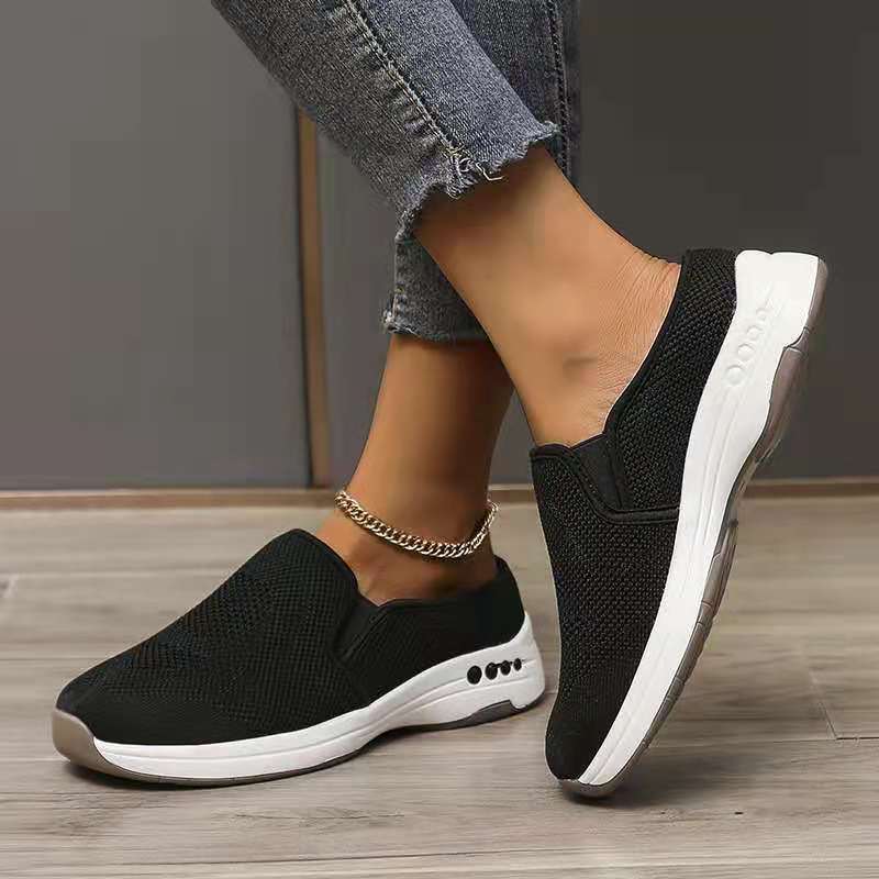 Quealent Women Shoes Women's Running Shoes Comfortable Fashion Non Slip  Blade Sneakers Work Tennis Walking Sport Shoes,Black 7 