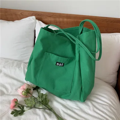 Women Fashion Large Capacity Printed Shopping Bag Canvas Tote Bag