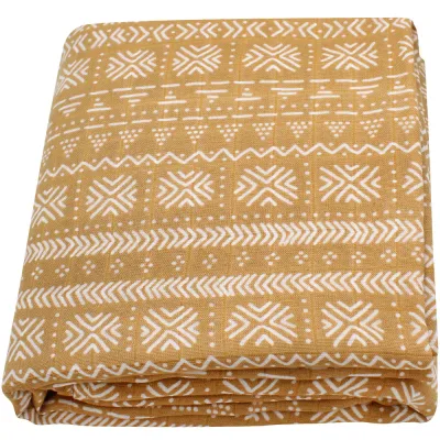 Baby Summer Plaid Rainbow Stripe Floral Bamboo Cotton Swaddle Blanket