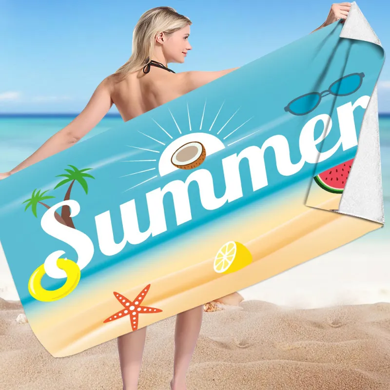 Fashion Creative Summer Beach Print Microfiber Beach Towel