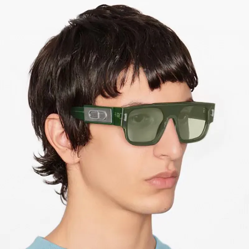 Men's And Women's Casual Fashion Retro Square Large Frame Sunglasses
