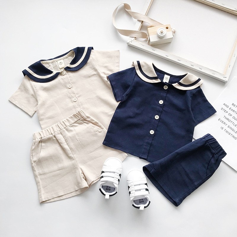 Wholesale Children Kids Baby Fashion Boys Girls Short Sleeve