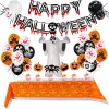 Halloween Pumpkin Tablecloth Set 1