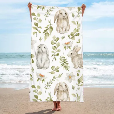 Fashion Digital Printing Summer Seaside Square Beach Towel